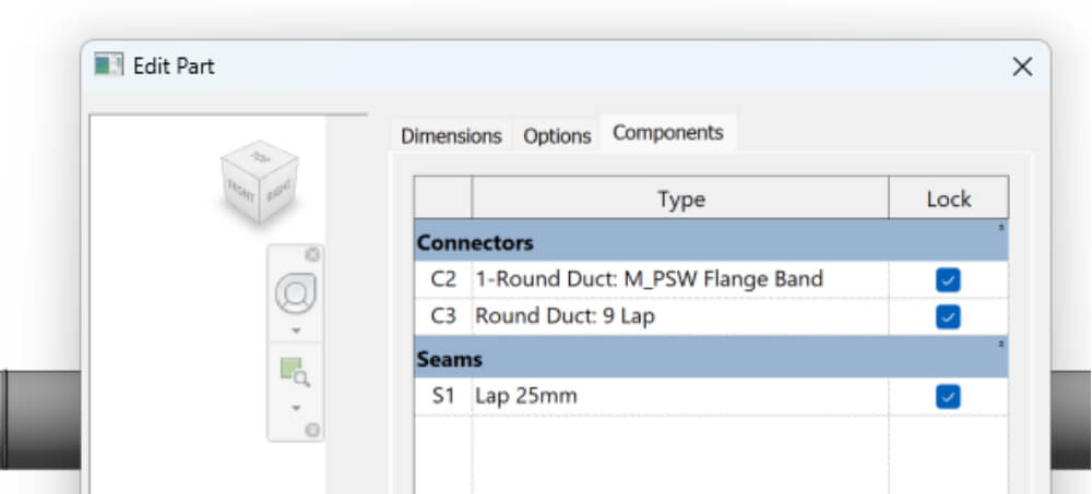 Revit 2027 MEP farbrication parts