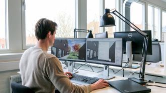 How H+ works with visualisation in the creative process